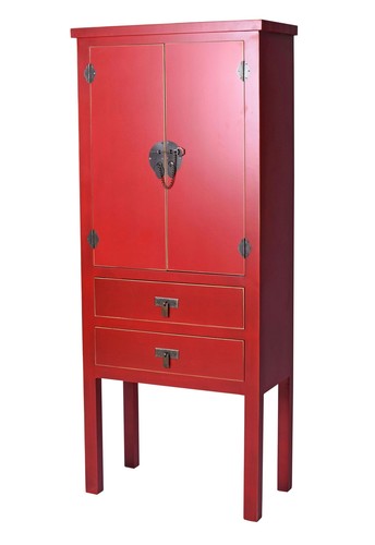 Asiatique armoire rouge - asiatique,