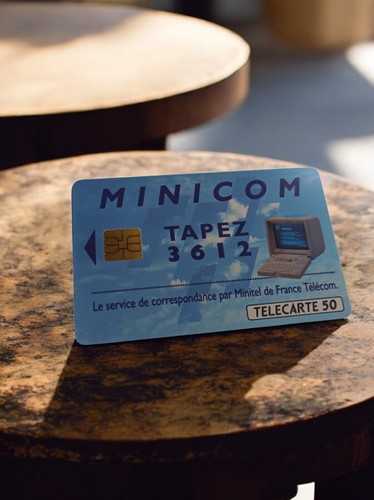 Carte téléphonique vintage