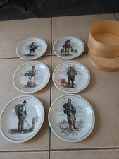 Lot assiettes dessert - de, dessert-