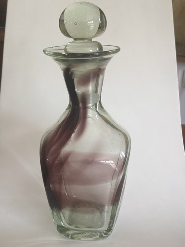 Belle bouteille carafe signée - belle,