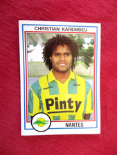 KAREMBEU FC NANTES ROOKIE  image sticker N° 163  FOOT 93  PANINI 1993 FOOTBALL