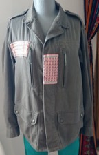 Veste militaire vintage vert