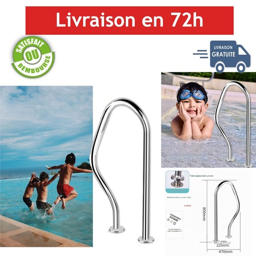 Main courante piscine en - main,