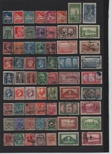 belle planche de timbres oblitérés  -  ALGÉRIE FRANCAISE -