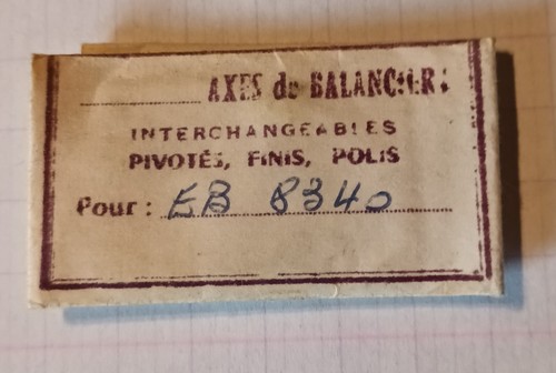 Axe balancier unruhwelle - balancier,