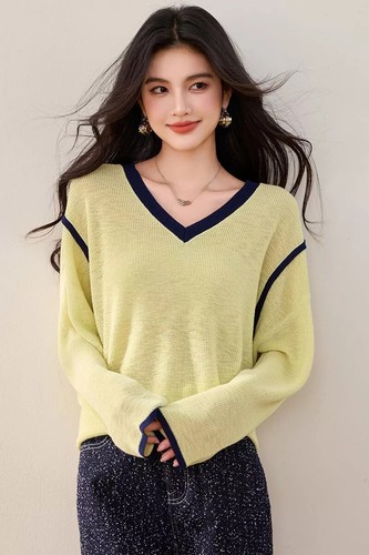 Cardigan jersey pull - jersey,