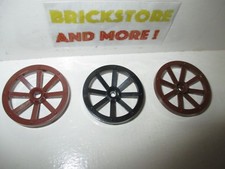 Lego - Wheels Roues Wagon Large 33mm (4x4) 4489 - Choose Color & Quantity