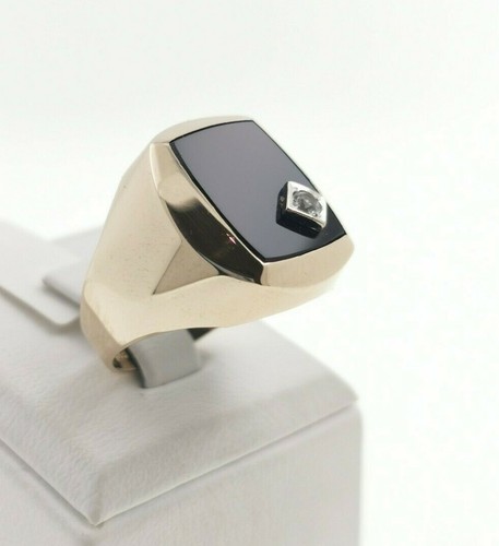 Bague chevalière homme onyx - bague, 8