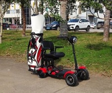Chariot Électrique De Golf Pliant 800W/36V À Quatre Roues