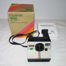 Appareil photo instantané vintage - Polaroid Land Camera 1000 + Boite carton