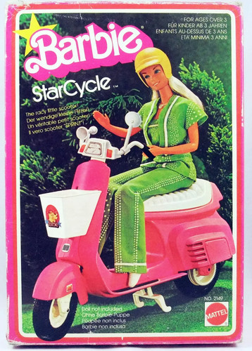 Barbie scooter starcycle - -,
