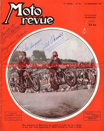 Moto revue 957 moteur - moto,