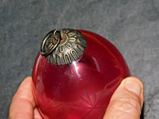 Ancienne boule noël verre - boule, de