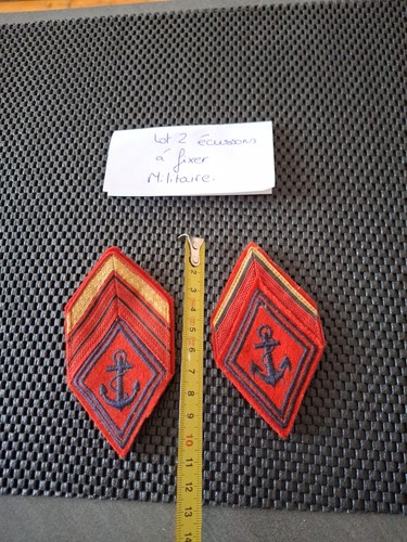 Lot ecussons militaires à - ecussons,