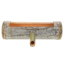  Fontaine à eau en bambou fabriquée à la main, Tube en bambou naturel avec bec,