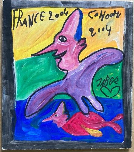 Jaber acrylique feutre sur - acrylique,,
