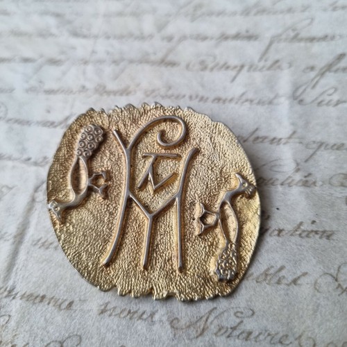 Broche vintage artiste - vintage, d'artiste