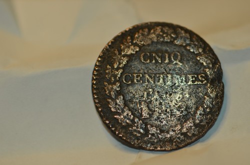Rarite faute cniq centimes - faute,