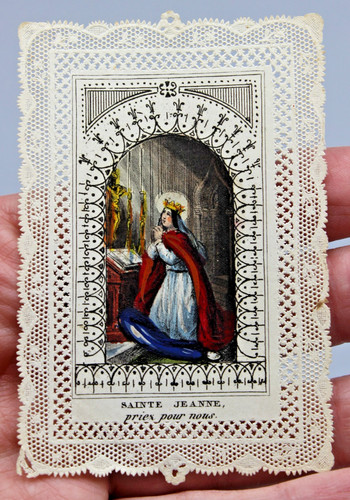 Ancienne image pieuse canivet - image,