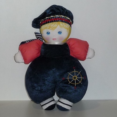 Doudou poupée mundia marin - doudou,