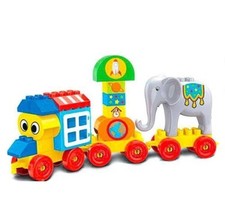 Jeu construction train - jeu, de