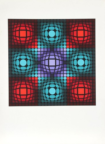 Victor vasarely lithographie - victor,