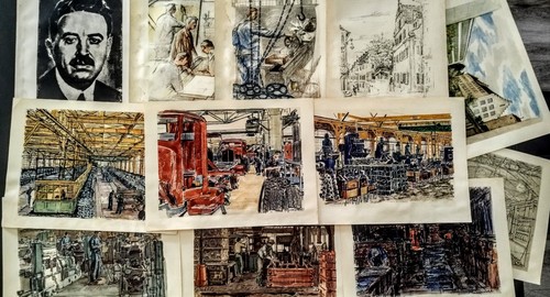 Série lithographies - série, 12