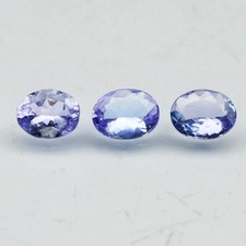 Superbe lot de 3 tanzanites