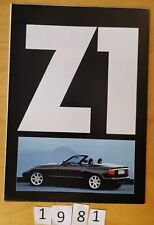 BMW Z1 Prospectus Poster