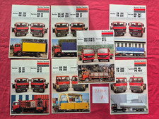 N°21920  bis / BERLIET  SAVIEM  RENAULT /  7 dépliants couleurs 1979