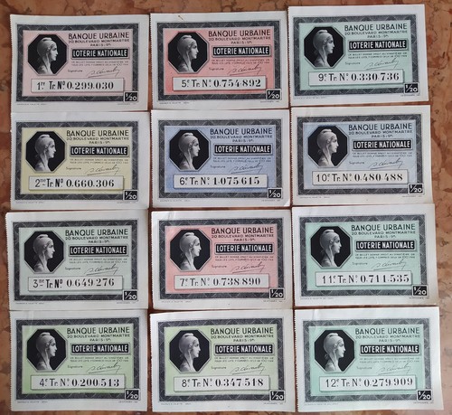Billets differents la - de,