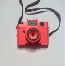 Appareil photo jouet HOLGA DIGITAL rose rétro 135 mm 120 mm discontinué...