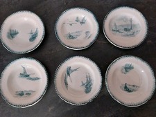 Assiettes Dinette Terre De Fer Choisy Le Roi Montereau Décor Plage Mer Poupée N1