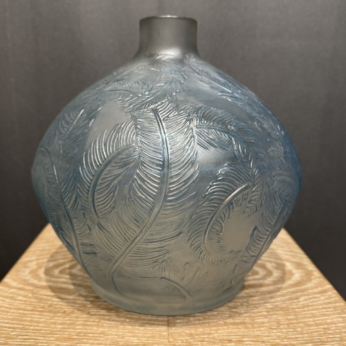 Vase plumes r lalique - vase, r.lalique