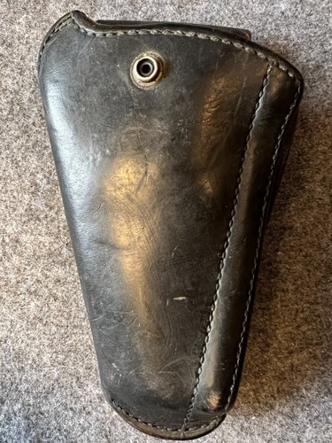 Bianchi black leather holster - black,
