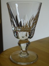 SAINT LOUIS 1 ANCIEN VERRE A VIN BLANC EN CRISTAL MODELE JERSEY 11,2 cm signé