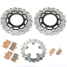 Disques de frein Avant Arrière et Plaquettes pr Yamaha FZ1 FAZER 1000 2006-2014