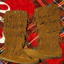 Minnetonka 1652 Brown Suede