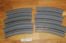 Jouef ( Lima, etc...) 6 passage de voie courbes avec rails pour pont  / Lot 035