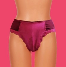 Culotte polyamide nylon sexy rouge