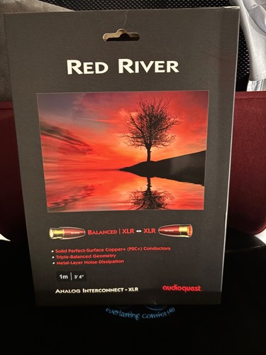 Audioquest red river xlr - red,