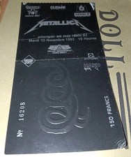 Ticket de Concert METALLICA Nowhere Else to Roam Paris France 1993