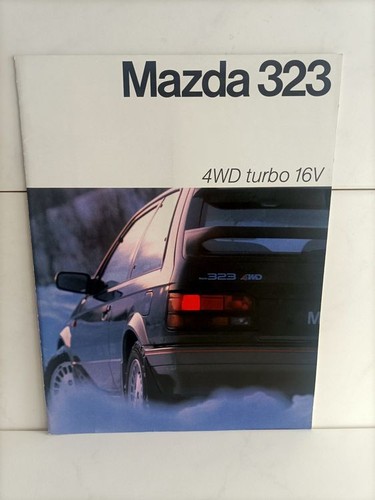 Catalogue mazda 323 4wd - catalogue, turbo
