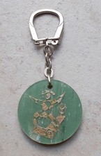 Ancien porte clefs clés vintage Revêtement Babyfoot GERFLEX France 1990s