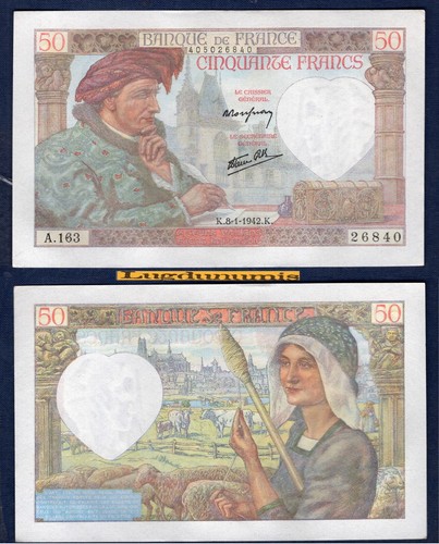 Francs jacques coeur - 50,