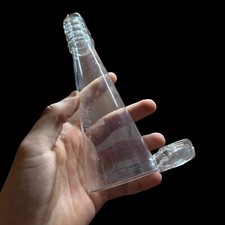 Rare Abreuvoir À Oiseaux En Verre Soufflé & XVIII Eme Siècle & France & Art Pop