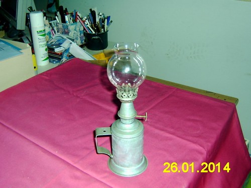 Lampe pigeon avec verre - lampe,