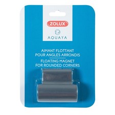 Aimant flottant 6.5 x 5 x épaisseur 2.5 cm pour angle d'aquarium