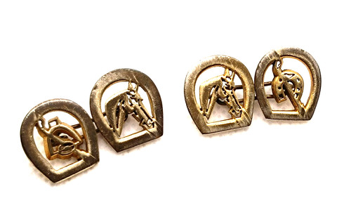 Boutons manchette cheval - de,