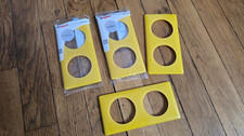 Lot de 4 Plaques CELIANE Legrand Jaune